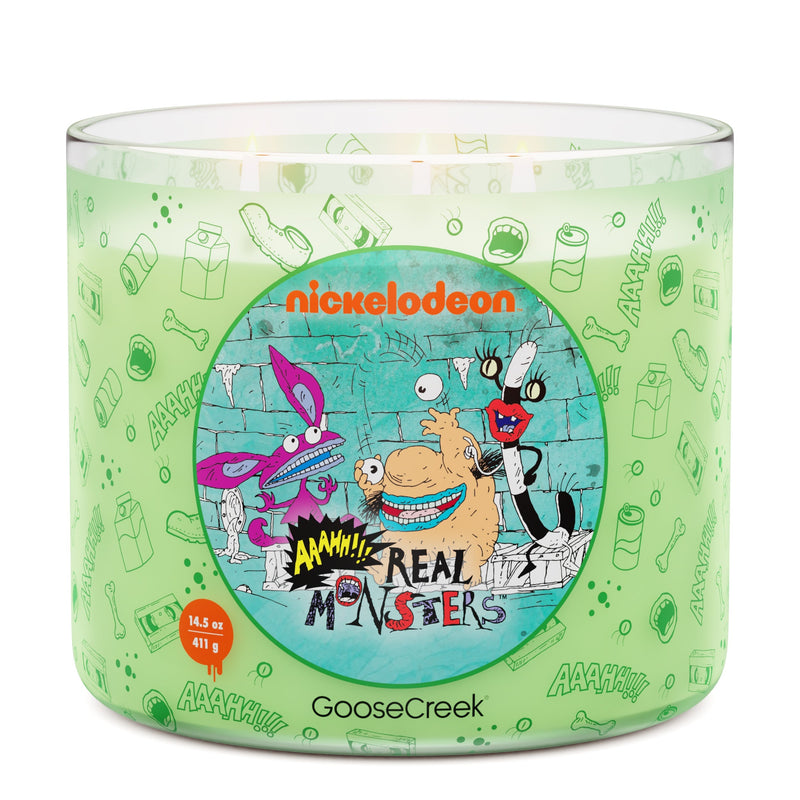 Aaahh!! Real Monsters Nickelodeon 3-Wick Candle S8