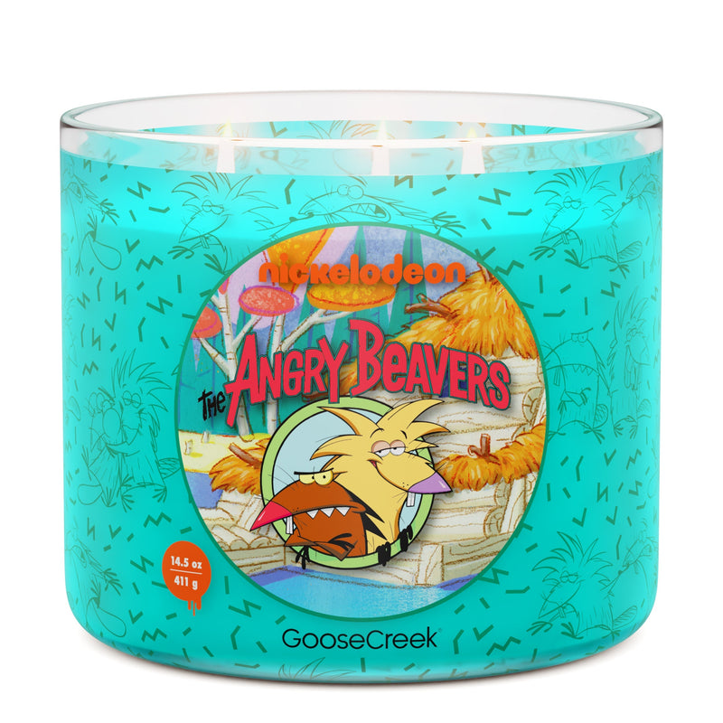 Angry Beavers Nickelodeon 3-Wick Candle U1